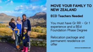 Teachers needed in New Zealand
