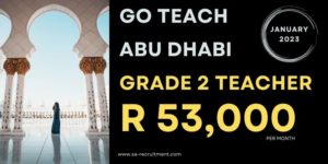 Looking for a grade 2 classroom teacher to join our client school in Abu Dhabi – starting in January 2023